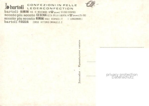 Rimini Corri da Bartoli Confezioni in Pelle Le – Bild 2