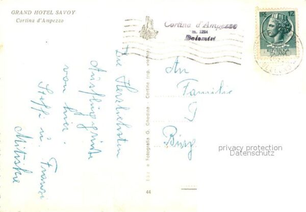 Cortina d Ampezzo Grand Hotel Savoy – Bild 2