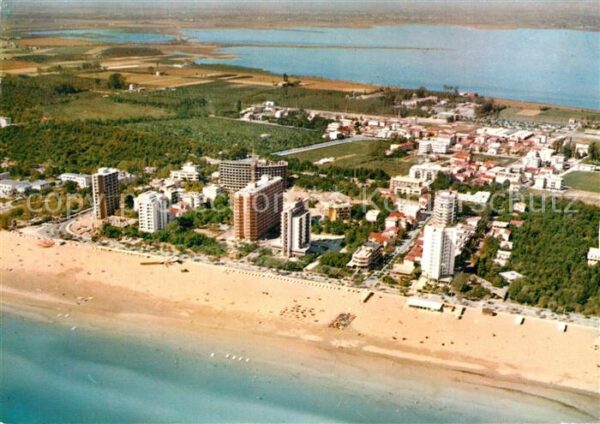 Lignano Sabbiadoro Strand Hotels Fliegeraufnahme