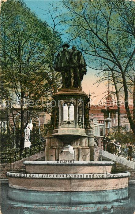 Bruxelles Br?ssel Denkmal des Grafen von Egmont und von H
