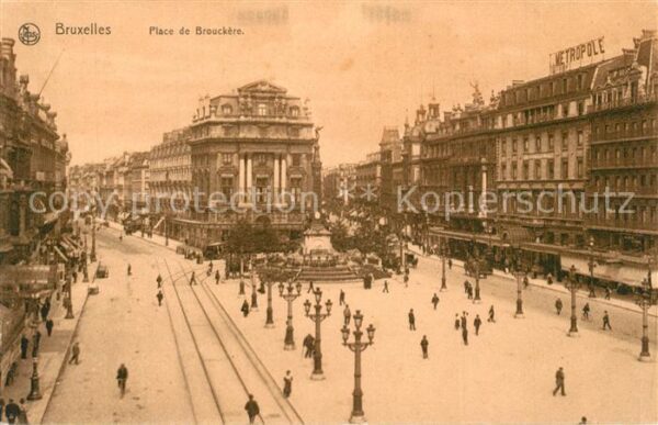 Bruxelles Br?ssel Place de Brouck?re