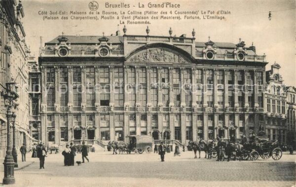 Bruxelles Br?ssel La Grand Place Pferdekutschen