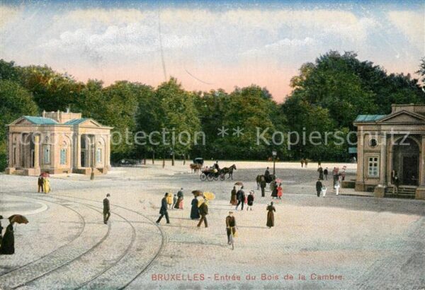 Bruxelles Br?ssel Entr?e du Bois de la Cambre