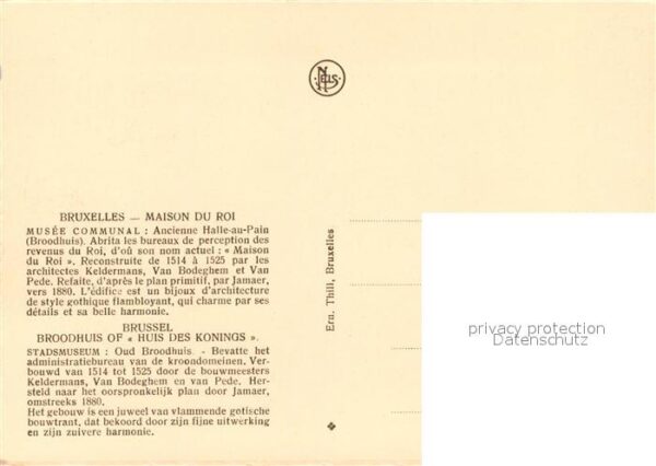 Bruxelles Br?ssel Maison du Roi – Bild 2