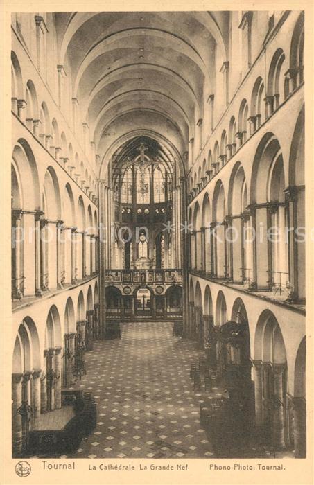 Tournai Hainaut La Cathedrale La Grande Nef