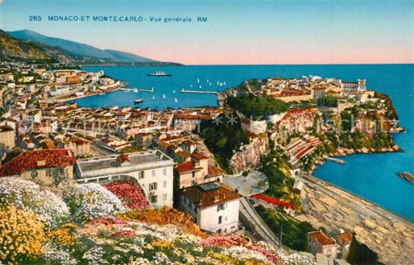 Monaco et Monte Carlo Vue generale
