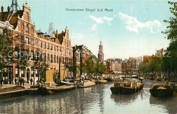 Amsterdam Niederlande Singel Munt