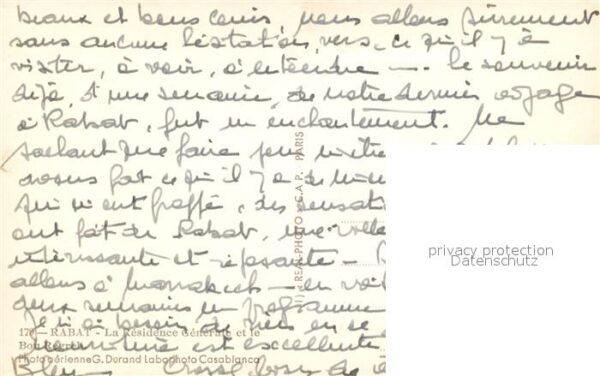 Rabat Marokko Résidence Generale et le Bou Regreb vue – Bild 2