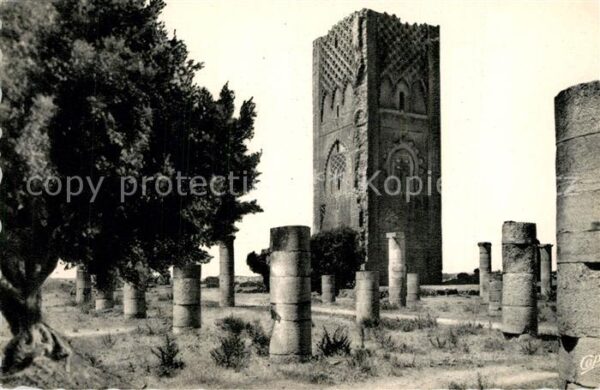 Rabat Marokko La Tour Hassan
