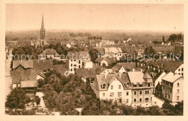 Kehl Rhein Stadtpanorama