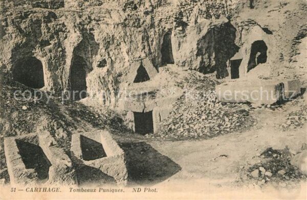 Carthage Karthago Tombeaux Puniques