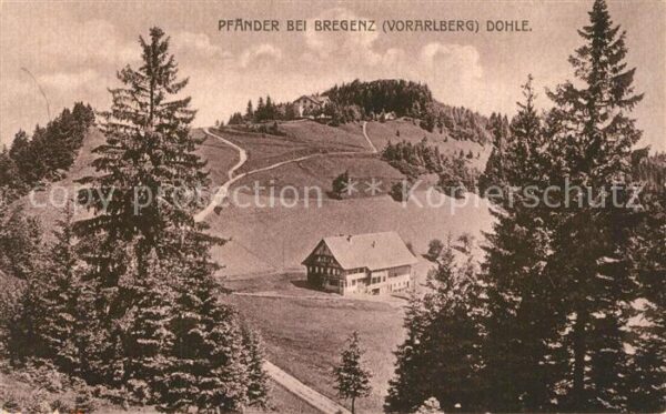 Bregenz Vorarlberg Pfänder Berggasthaus Dohle