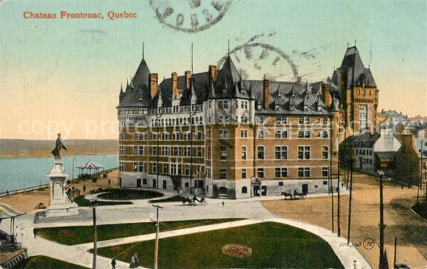 Quebec Chateau Frontenac Monument