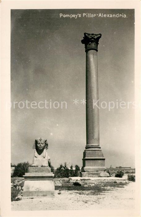 Alexandria Alexandrie Aegypten Pompey's Pillar Roman triumphal column