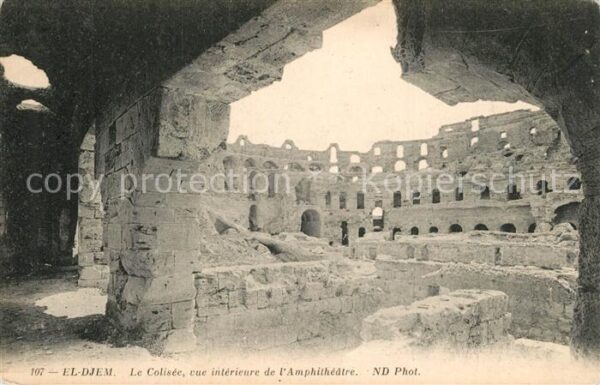 El-Djem Le Colisée Amphithéâtre