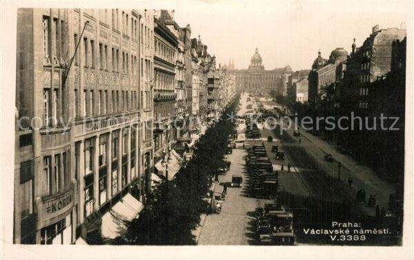Praha Prahy Prague Vaclavske namesti Wenzelsplatz
