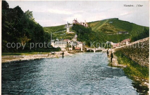 Vianden Bords de l'Our Chateau
