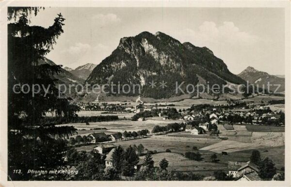 Pfronten Panorama mit Kienberg und Sorgschrofen