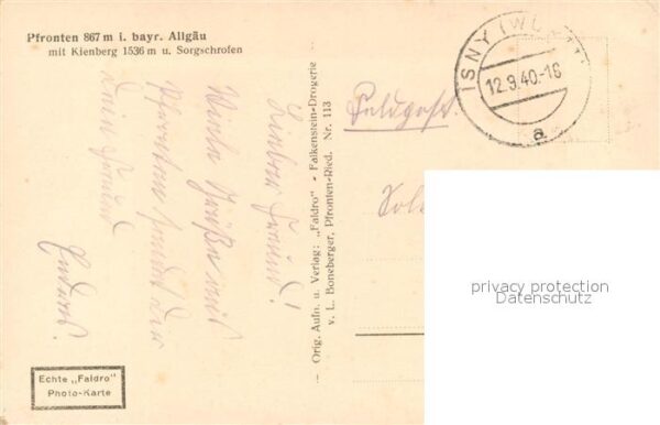 Pfronten Panorama mit Kienberg und Sorgschrofen – Bild 2