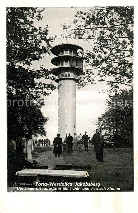 Porta Westfalica Jakobsberg Bismarckturm Funk- und Ferns