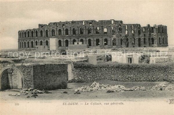 El-Djem Le Colisée Ruines Antike Stätte