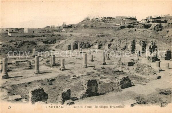 Carthage Karthago Ruines d_une Basilique Byzantine Antike