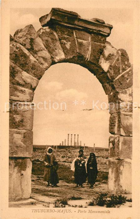 Thuburbo Majus Porte Monumentale Ruinenstätte antike S