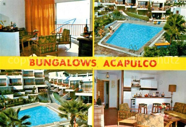 San Agustin Gran Canaria Bungalows Acapulco Piscina