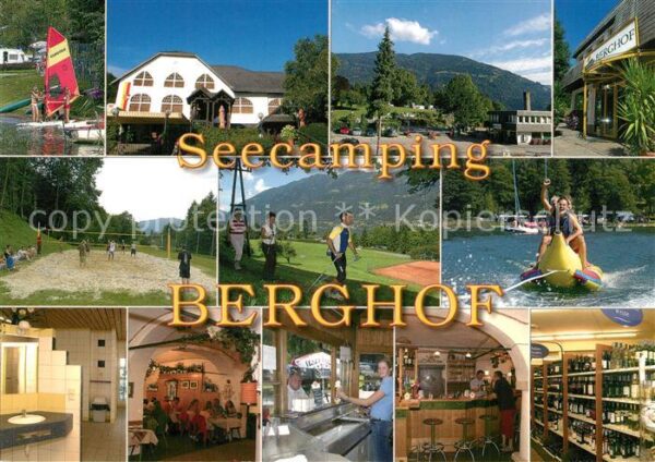Landskron Kaernten Seecamping Berghof Restaurant Bar Beach
