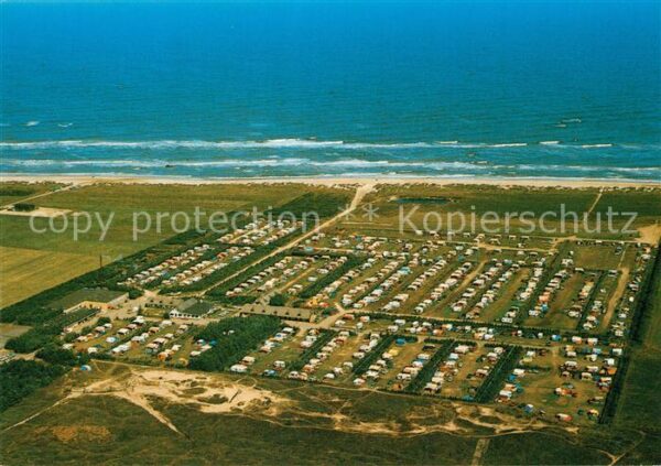Fjerritslev Klim strand Camping Fliegeraufnahme