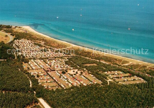 Grenaa Polderrev Camping Fliegeraufnahme