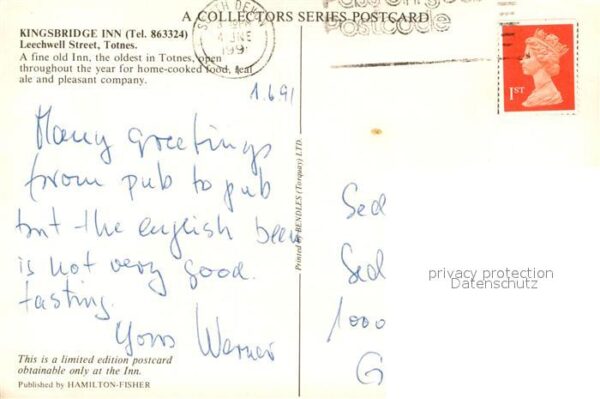 Totnes Town Kingsbridge Inn Restaurant Bar – Bild 2
