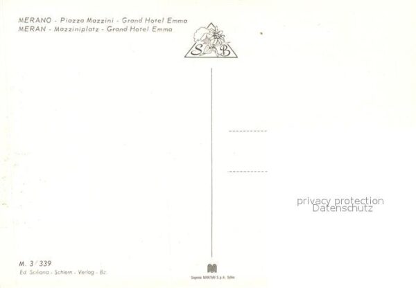 Meran Merano Piazza Mazzini Grand Hotel Emma Pferdek – Bild 2