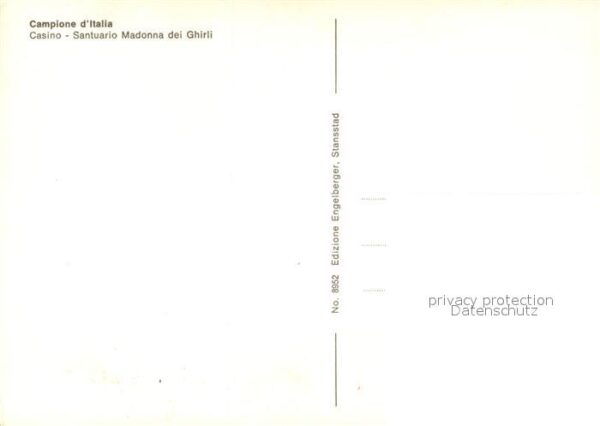 Campione d Italia Casino Santuario Madonna dei Ghirli – Bild 2