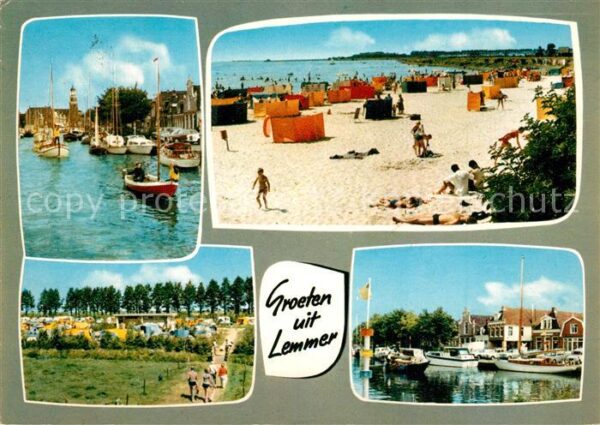 Lemmer Bootshafen Strand Campingplatz