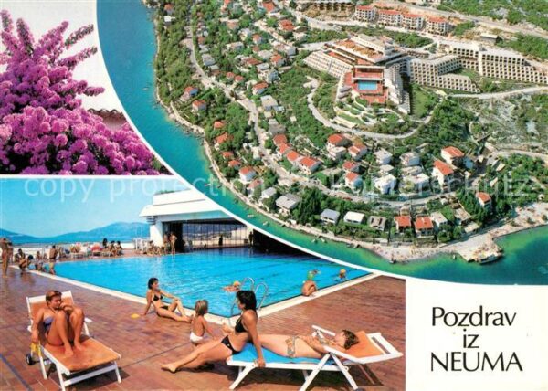 Neuma Bosnien Feriencenter Fliegeraufnahme Schwimmbad