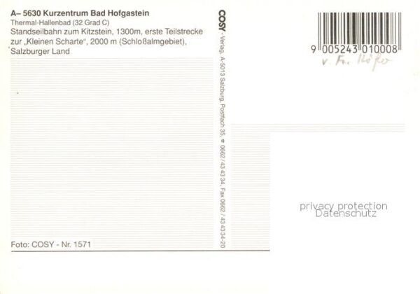 Bad Hofgastein Schlossalmbahn zum Kitzstein – Bild 2