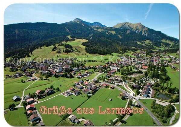 Lermoos Tirol Fliegeraufnahme mit Grubigstein Gärtner
