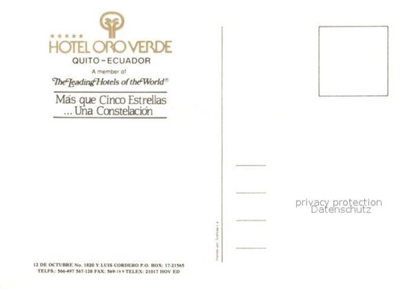Quito Hotel Oro Verde – Bild 2