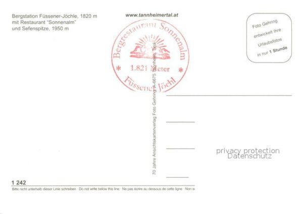 Fuessen Allgaeu Bergstation Füssener Jöchle mit Restaur – Bild 2
