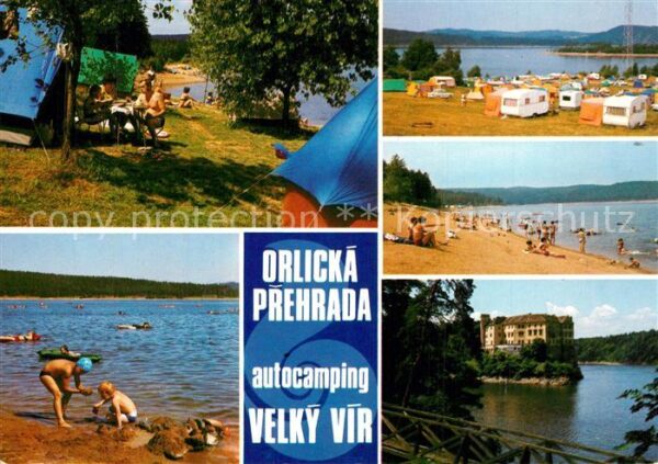 Orlicka Prehrada Autocamping Velky Vir Teilansichten