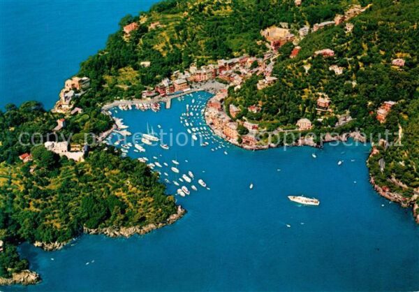 Portofino Liguria Fliegeraufnahme