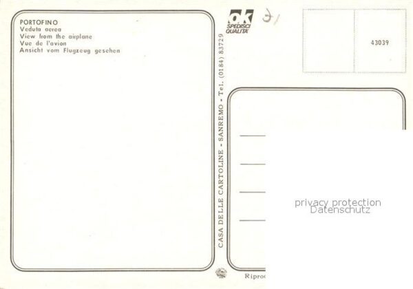 Portofino Liguria Fliegeraufnahme – Bild 2