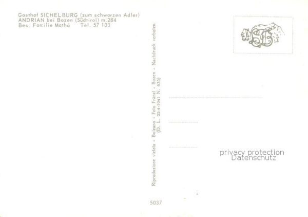Andrian Gasthof Sichelburg zum Schwarzen Adler – Bild 2