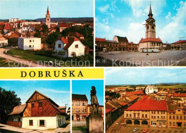 Dobruska Gutenfeld Celkovy pohled namesti s renesancni rad