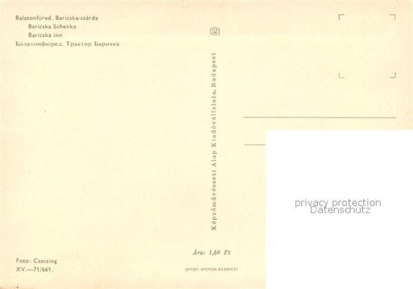 Balatonfuered Baricska Schenke – Bild 2