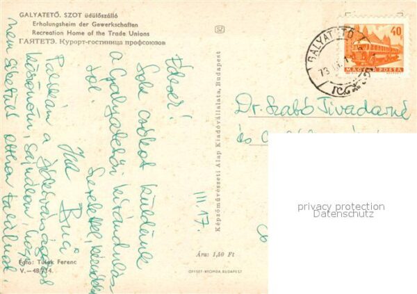 Galyatetoe Erholungsheim der Gewerkschaften – Bild 2
