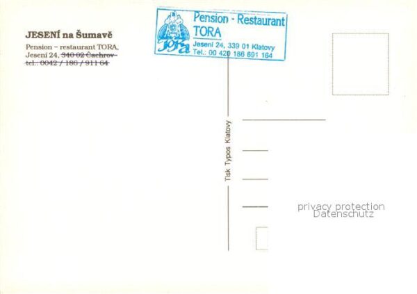 Jeseni-na-Sumave Pension restaurant Tora – Bild 2