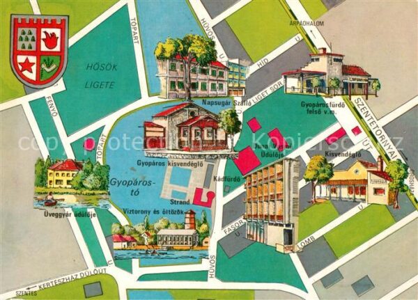 Gyoparosfuerdoeroel Stadtplan