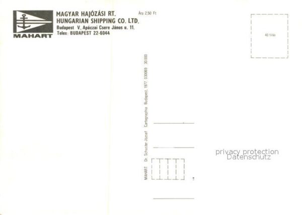 Budapest Magyar Hajozasi RT – Bild 2